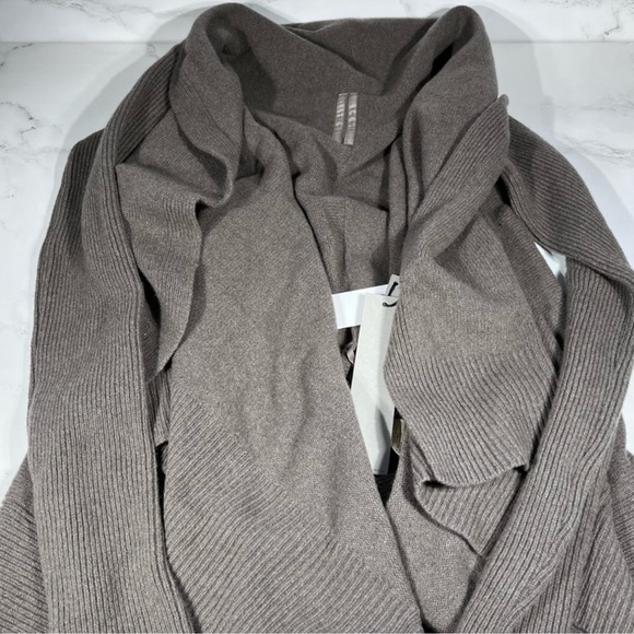 Rick Owens Cashmere Medium Wrap Dust Sweater Cardigan - Picture 7 of 16